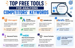 Top 7 Best Free Tools for Analyzing Competitors’ Keywords