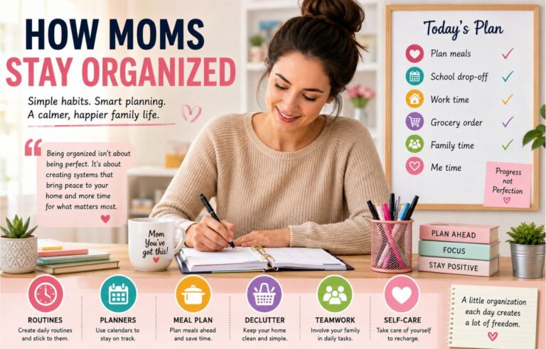 How Moms stay Organized