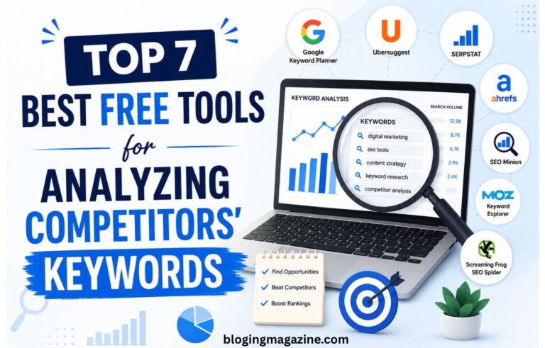 Top 7 Best Free Tools for Analyzing Competitors’ Keywords