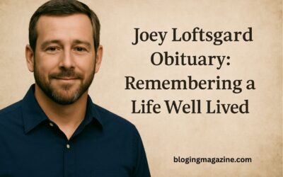 Joey Loftsgard Obituary: Remembering a Life Well Lived Joey Loftsgard