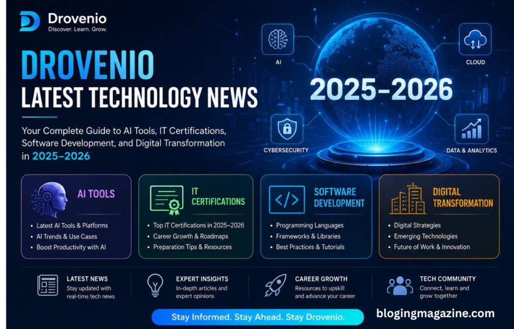 Drovenio Latest Technology News
