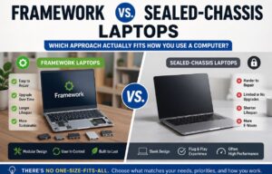 Framework vs. Sealed-Chassis Laptops: Which Approach Actually Fits How You Use a Computer?