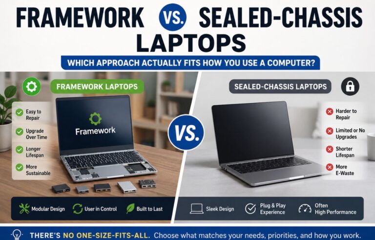 Framework vs. Sealed-Chassis Laptops
