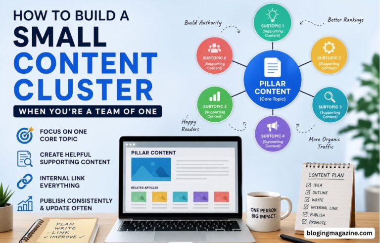 How to Build a Small Content Cluster When You're a Team of One