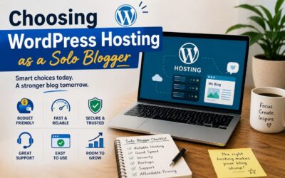 Choosing WordPress Hosting as a Solo Blogger
