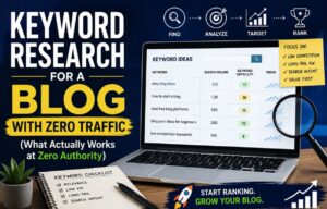 Keyword Research for a Blog With Zero Traffic (What Actually Works at Zero Authority)