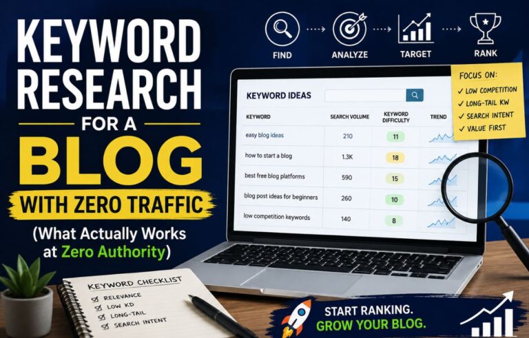 Keyword Research for a Blog